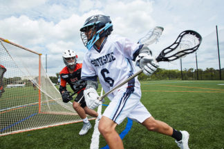 Men's Lacrosse Defense: Cross Check Hold Tips