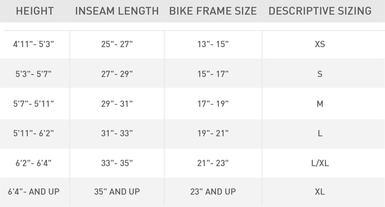 Bike Size Chart: How to Find the Right Size Bike | PRO TIPS by DICK'S ...