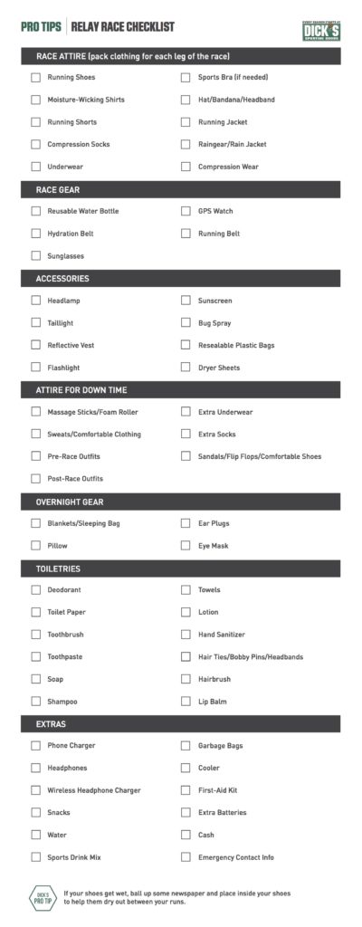The Relay Race Checklist | PRO TIPS by DICK'S Sporting Goods | My Star Idea
