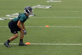 football cone drills