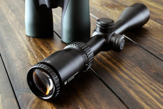 hunting scope and binoculars