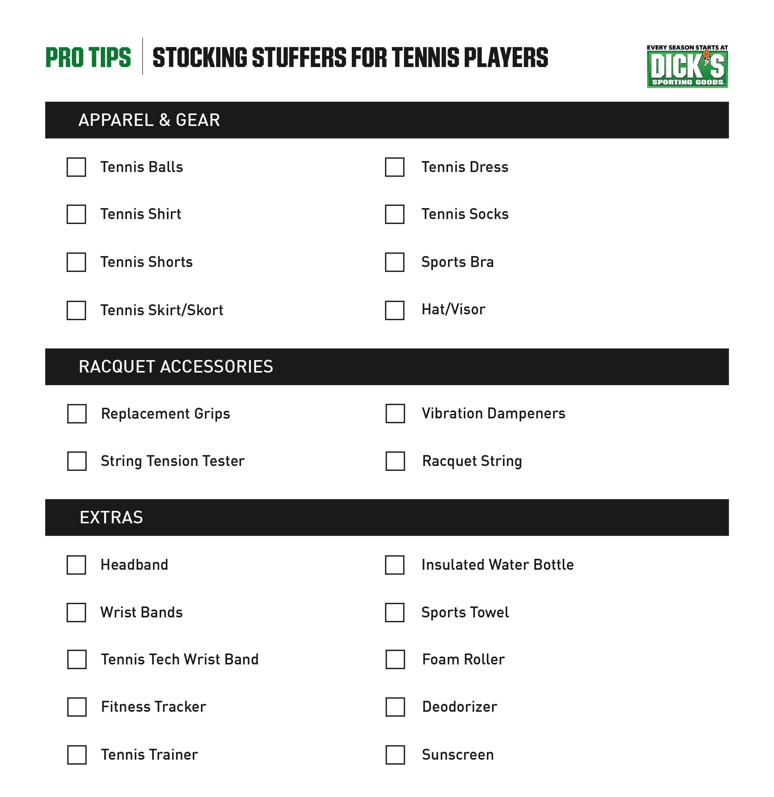tennis stocking stuffers, tennis gifts
