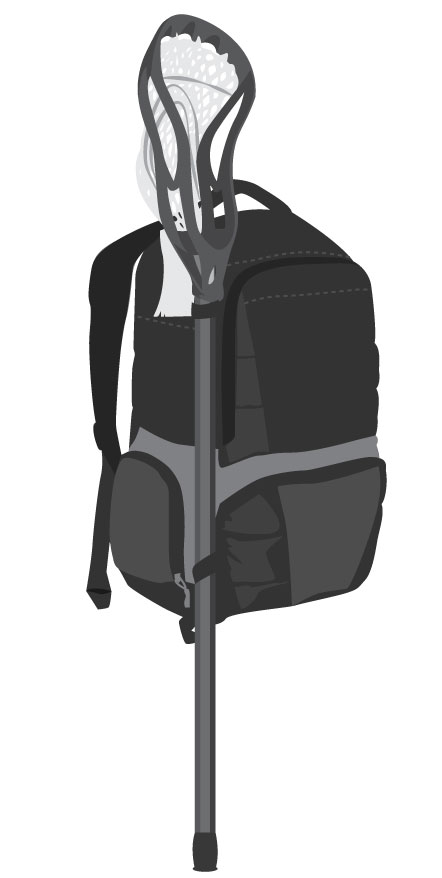 lacrosse stick backpack