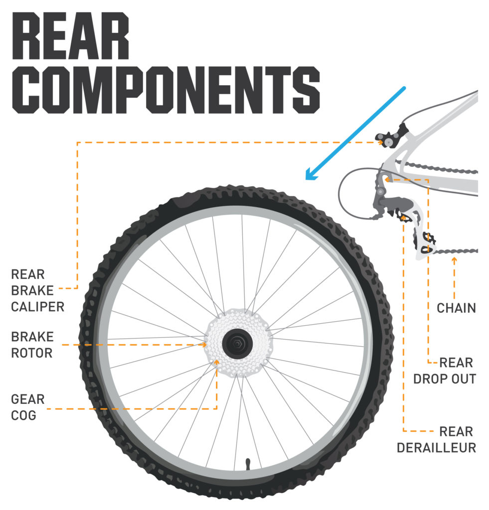rear bike wheel axle