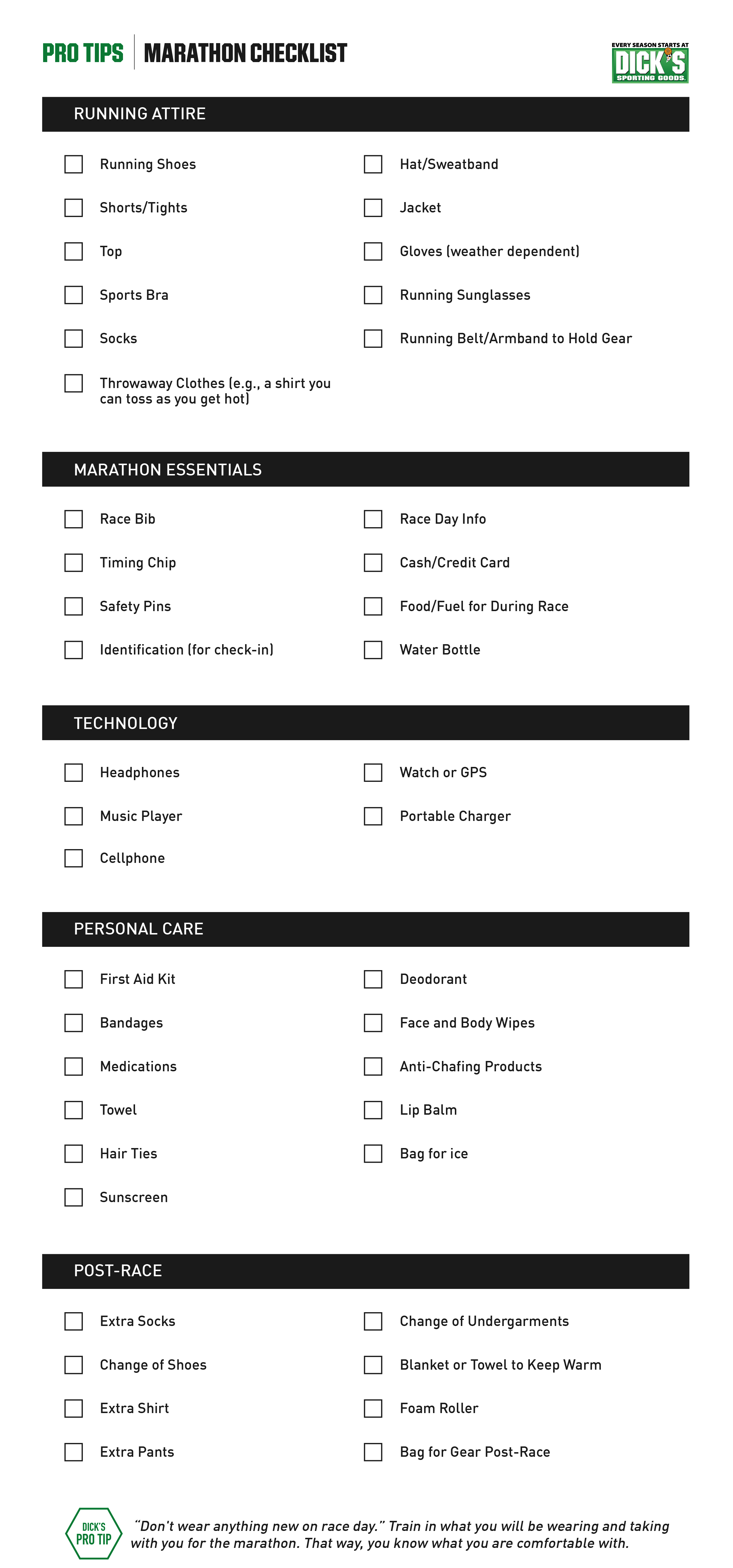Marathon-Essentials-Checklist