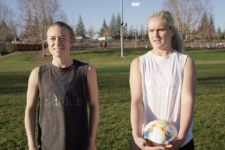 Emily Sonnett and Lindsey Horan