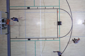 Basketball Players On Court