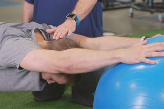 Athlete Demonstrating Thoracic Extension