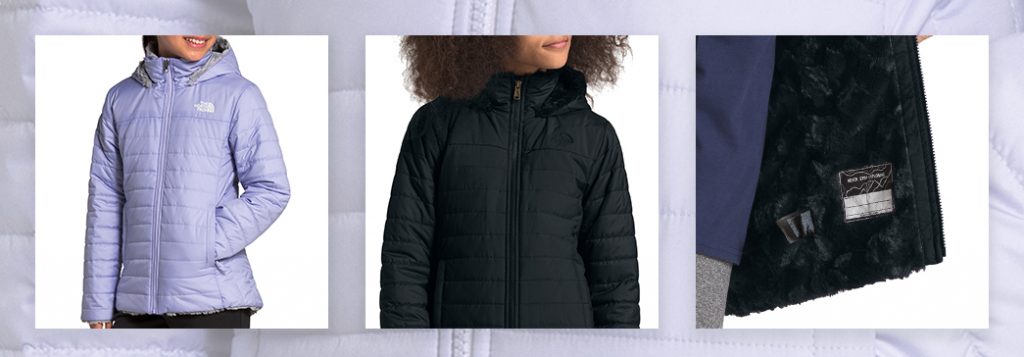 The North Face Girls’ Reversible Mossbud Swirl Insulated Parka