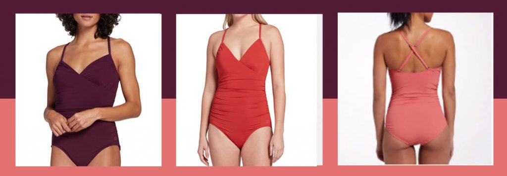 CALIA by Carrie Underwood Women's Ruched One Piece Swimsuit