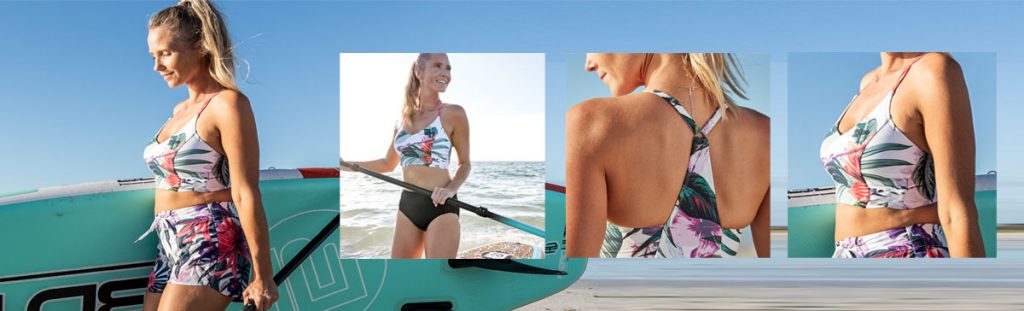 CALIA by Carrie Underwood Women's Weave Bikini Top